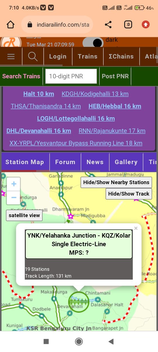 @Ksreesai13 @RailMinIndia @narendramodi @AshwiniVaishnaw @PMOIndia @PIB_India @secrail 🤣🤣Electrification Work completed. request them to introduce memu train and inter district train like Kolar -CBP -SBC -MYS.Kolar -CBP -Tumkur trains.Kolar Shivamogga train very useful to passenger and YNK -CBP -Kolar Tirupathi ,Chennai train .Kolar -YPR-Dharmapuri MEMU Train