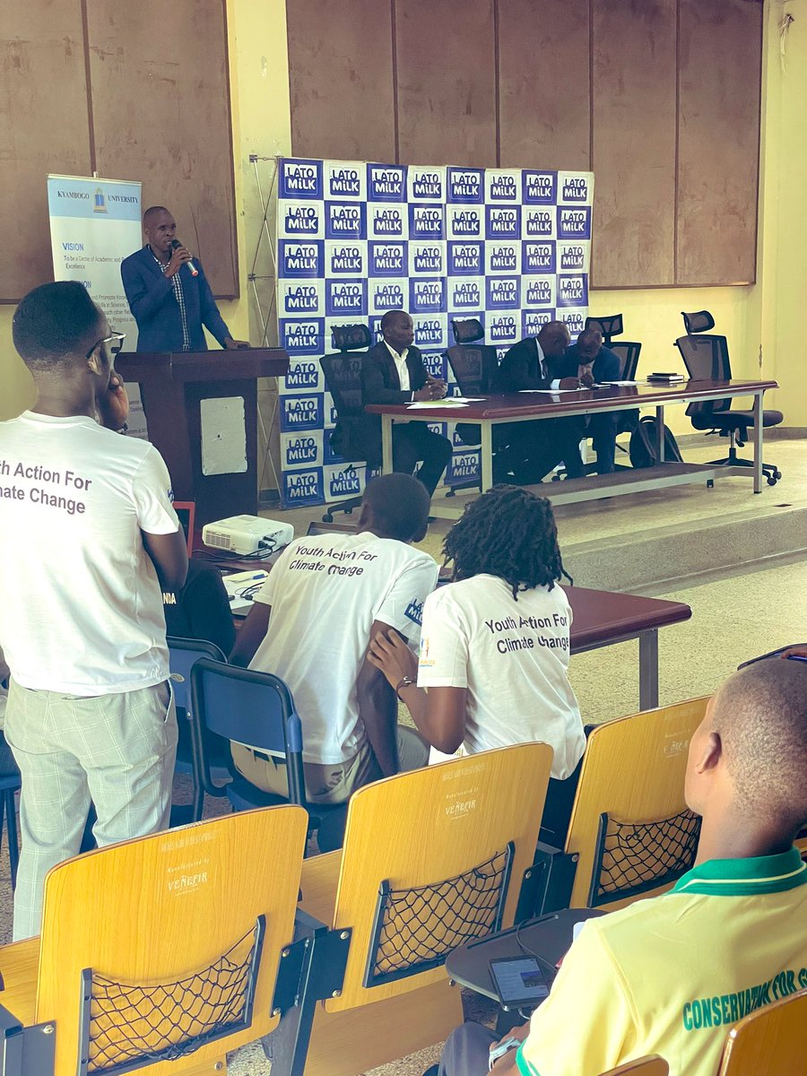 Right about now!!!

Speeches from the Vice chancellor of <a href="/kyambogou/">KYAMBOGO UNIVERSITY</a> and Different representatives from our sponsors <a href="/abahumuza/">#SaveRiverRwiziCampaign24</a> <a href="/nemaug/">National Environment Management Authority (NEMA)</a> <a href="/LatoMilk/">Lato Milk</a> <a href="/kuema/">Blabla</a> 

Theme of the day: SCIENTIFIC ACTION FOR CLIMATE CHANGE 🌳

#ScientificActionForClimate