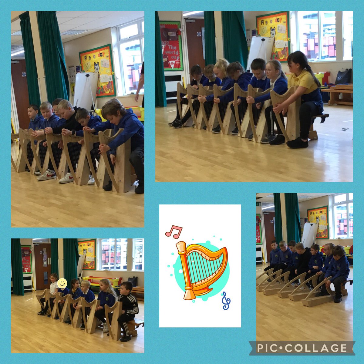 CrynalltPrimary's tweet photo. #Cryp3 had a fantastic time learning to play the harp this week! #CrypExpressiveArts #CrypCreativeEnterprising #CrypAmbitiousCapable #CrypHealthyConfident https://t.co/XDsrkwnJPc