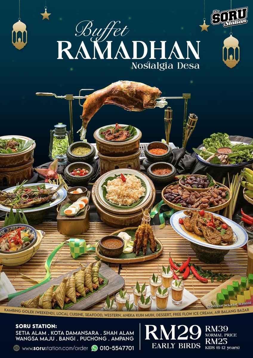 afzanabubakarr's tweet photo. List buffet ramadhan bawah RM50 🤩 https://t.co/7qp3HZG4Vb