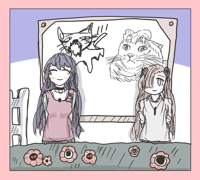 ネ祜を描いたのはこれが最初  #最近フォローした方は知らない過去絵を晒す 