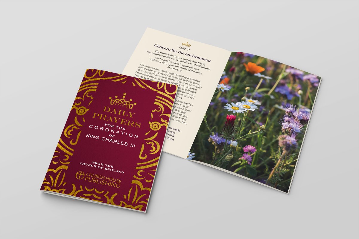 Prayer booklets available for those who want to commit to pray for our new king before his coronation. Beginning on Easter Day through to Coronation Day, the booklet provides a daily theme, reading, reflection, prayer. Or sign up for emails. 

Learn more: churchofengland.org/coronation/chu…