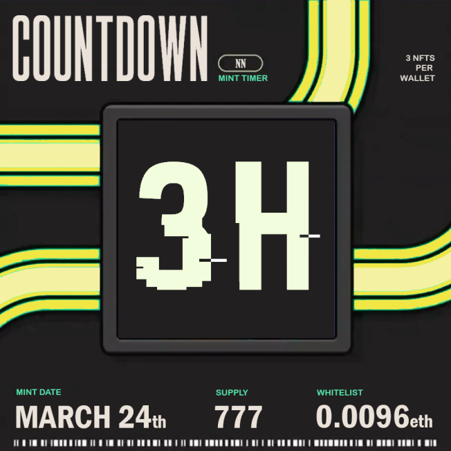 neonnightsnft's tweet photo. Only 3h to go for Mint....

Mint Site- https://t.co/oJklLXw7QP

We Hope everyone is Excited! Drop Addresses below, We got Some Surprise for you. https://t.co/ndfSvwsgdX