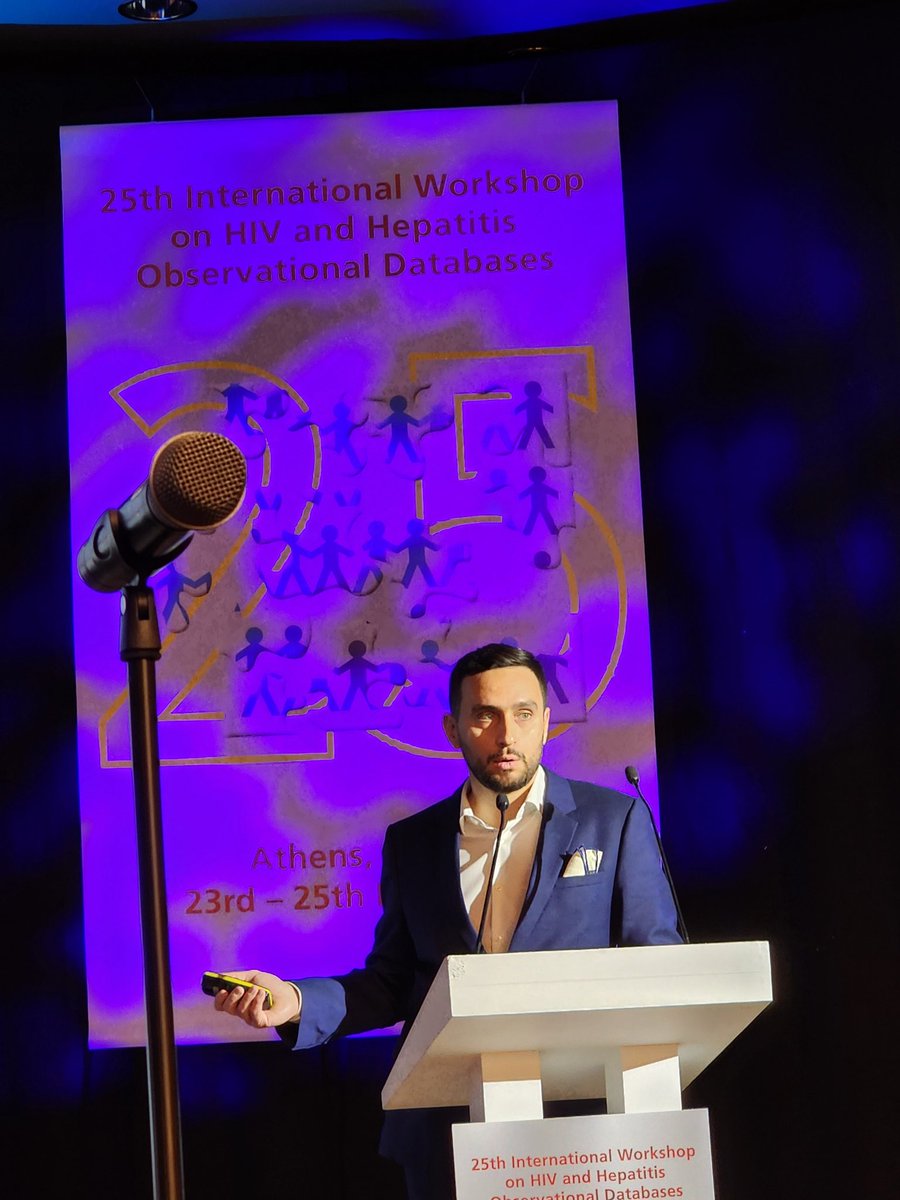 Dr. Giorgos Bakoyannis turns the problem of misclassifying those LTFU &amp; deceased as disengaged in care into a missing data problem, and applies missing data approaches to solve.

Great data from East African region of <a href="/iedeaglobal/">IeDEA</a>.

#IWHOD2023
