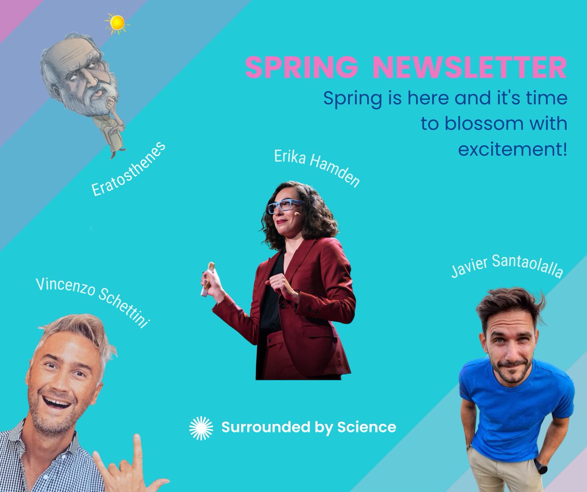 #Spring is here and it’s time to 🌺blossom with excitement! Here is a colourful 💐bouquet of news, events and more to read up on our latest #newsletter!
#Εratosthenes #VincenzoSchettini #ErikaHamden