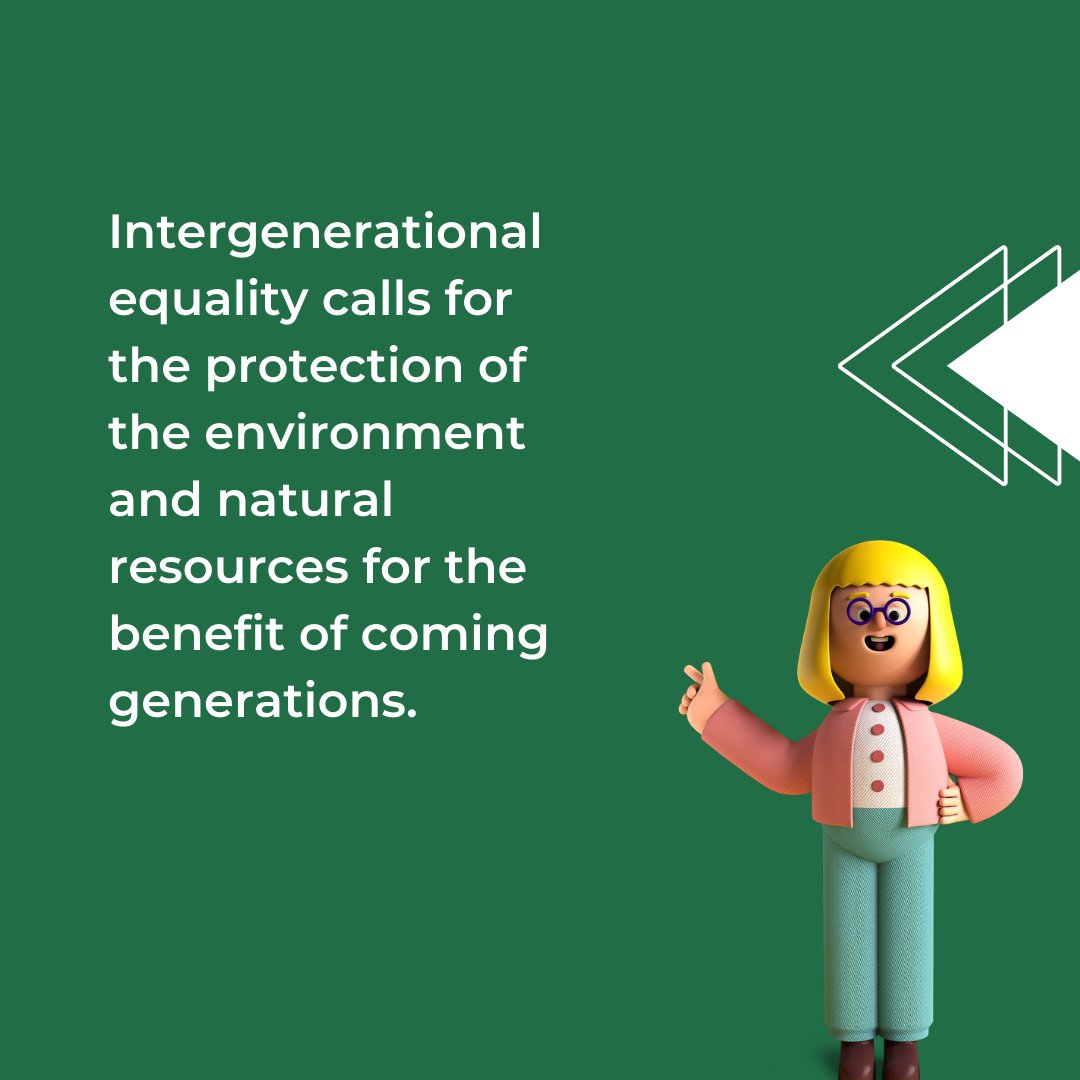 protect_indo's tweet photo. Intergenerational equity in the context of sustainable development necessitates equity within a generation. Thus, as a component of that, intergenerational equity is concerned with the equitable distribution of environmental costs &amp; benefits from developmental activities #protect https://t.co/lcTQ2OMa1J