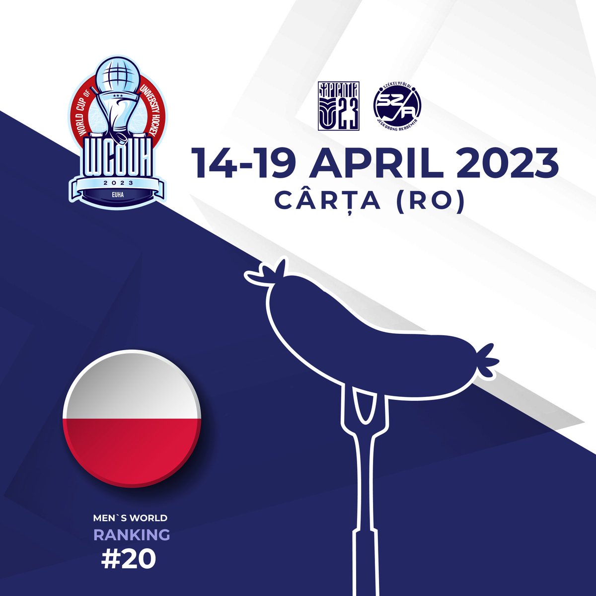 One of the 8 nations that will be a part of WCOUH is Poland, the 9th largest country in Europe!🇵🇱 🏒

#wcouh #wcouh2023 #romania #worldcup #university #icehockey #hockeylife🏒🥅