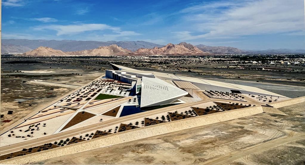 HowlettGreg's tweet photo. Some external views of Oman Across Ages Museum #nizwa #oman #coxarchitecture Nine years in the making but worth the wait. https://t.co/xSag6hxpNj