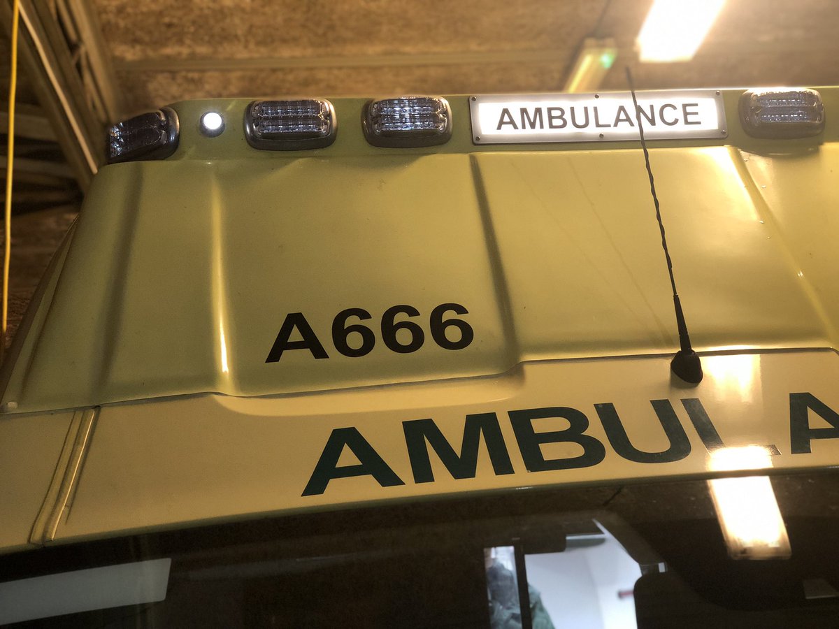 It’s been a while - but back with crew mate Irvine out of Toxteth in the 0600-1800 shift.  You know your Operations team have a sense of humour when your vehicle allocated is the …..”devils chariot”