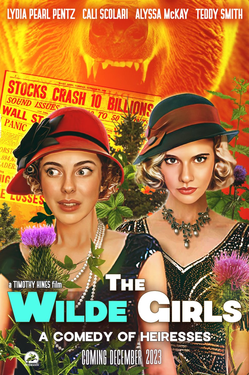 SusanGoforth's tweet photo. 'The Wilde Girls' starring #LydiaPearlPentz #CaliScolari #AlyssaMcKay #TeddySmith.
Written and directed by #TimothyHines.
Produced by #SusanGoforth.
Co-Produced by #DominickMartini and #DonovanLe
#ComingSoon #Comedy #AComedyOfHeiresses https://t.co/kqMKK4UBym