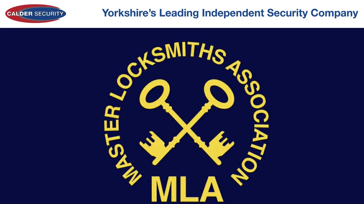 Caldersecurity's tweet photo. Calder Security is approved by the Master Locksmiths Association. This means we are:
Vetted - including DBS checks
Inspected - the MLA evaluates our services
Qualified – we have passed the MLA exams
#masterlocksmiths #MLAapproved https://t.co/MJC4Ub5UJx