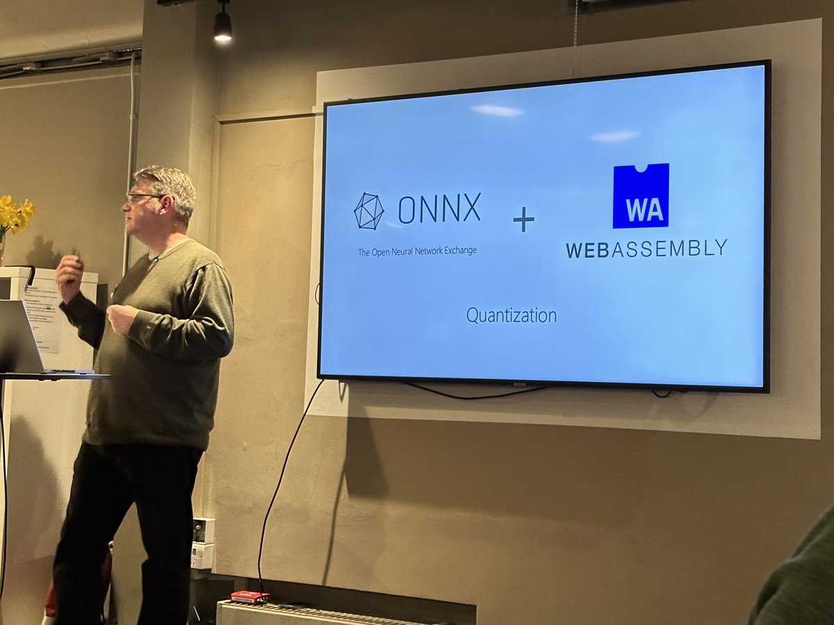 We're proud to be sponsoring <a href="/EdinburghJS/">EdinburghJS</a> for the next 6 months.
Last night our <a href="/alecmce/">Alec McEachran</a> gave a very nice intro to WebGL (the entire presentation itself a WebGL app - repo link to follow soon).
Followed by <a href="/glennjones/">Glenn Jones</a> with a nice intro to various machine learning tools for JS