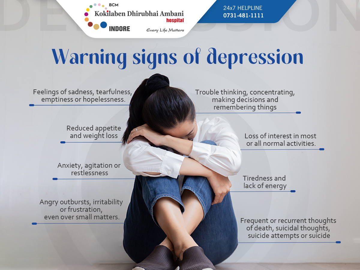 KDAHIndore's tweet image. #Depression is a #mooddisorder that causes a persistent feeling of sadness. A person may feel so low that things you previously enjoyed no longer hold that same joy. Do not ignore these signs and seek prompt medical care for the same. #signsofdepression #mentalhealth