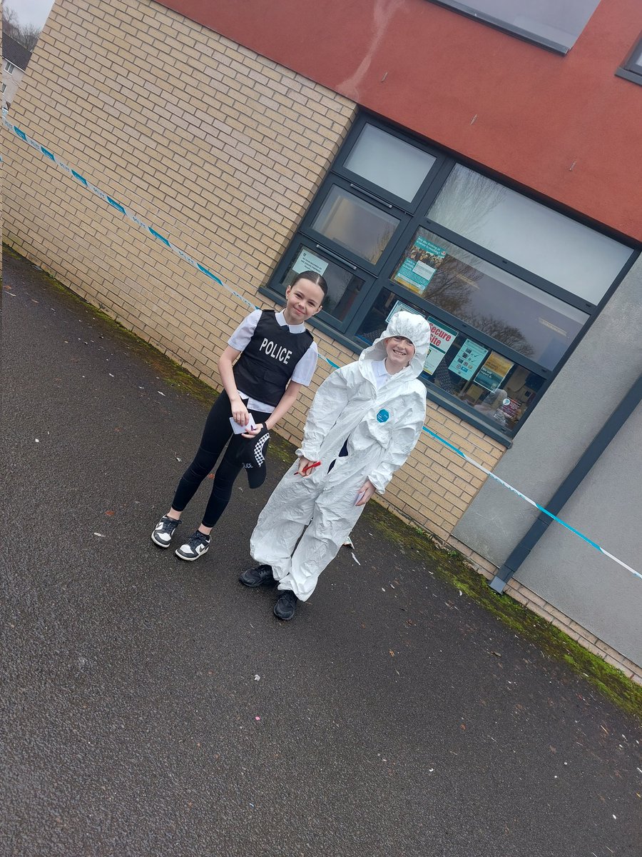 stbartholomews1's tweet image. As part of our 'Crime Scene Investigation' week there will be evidence that a crime has taken place in the playground this morning! Please DO NOT BE ALARMED. This is part of our STEM learning this week.@STEMglasgow #goodfun