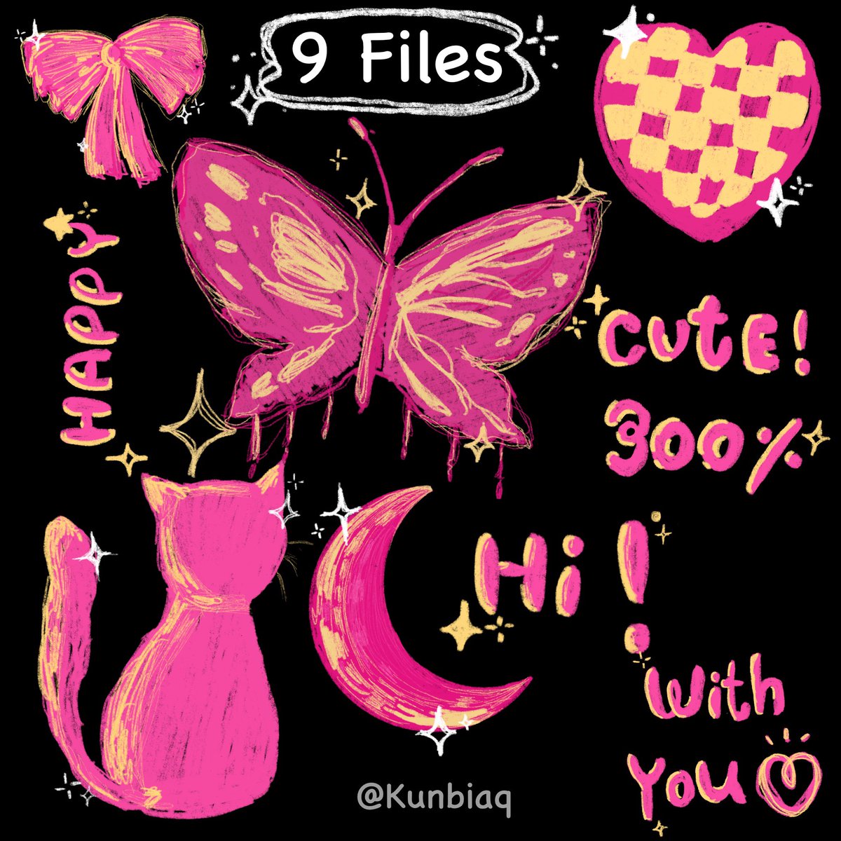 KunBIAq's tweet image. ꒰ ♡⃣ 𝓖𝒾𝓋𝓮𝓪𝔀𝓪𝔂 ° ✧‧₊˚

“ PNG FILE 9 files”​ 💗🌟

യ⊹ RT pls, link in mention🧴🧺

มาแจกไฟล์pngที่เราวาดเองเหมือนเดิมค่า มาในธีมชมพูเหลือง💖 ใช้สต.เท่านั้นน้า รบกวนไม่นำไปแจกต่อ/ใช้ในเชิงพาณิชย์ค่ะ❌🙇🏼‍♀️

#แจกไฟล์png #ไฟล์png #giveaway