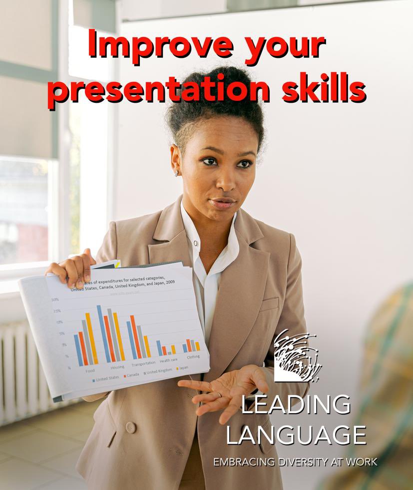 We offer Presentation Skills training as a service - ideal if you want to build your confidence by improving your presentation skills - be it at work, school or in general. Contact us for more #Training #presentation #languagetraining