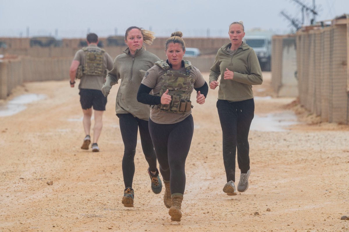 USAFCENT's tweet image. Last week, the 1st Expeditionary Rescue Group conducted a memorial flyover and workout to commemorate their fellow Airmen who died in the #Jolly51 helicopter crash in Western Iraq, March 15, 2018.

@CENTCOM @332RedTails 
#ValueEveryone