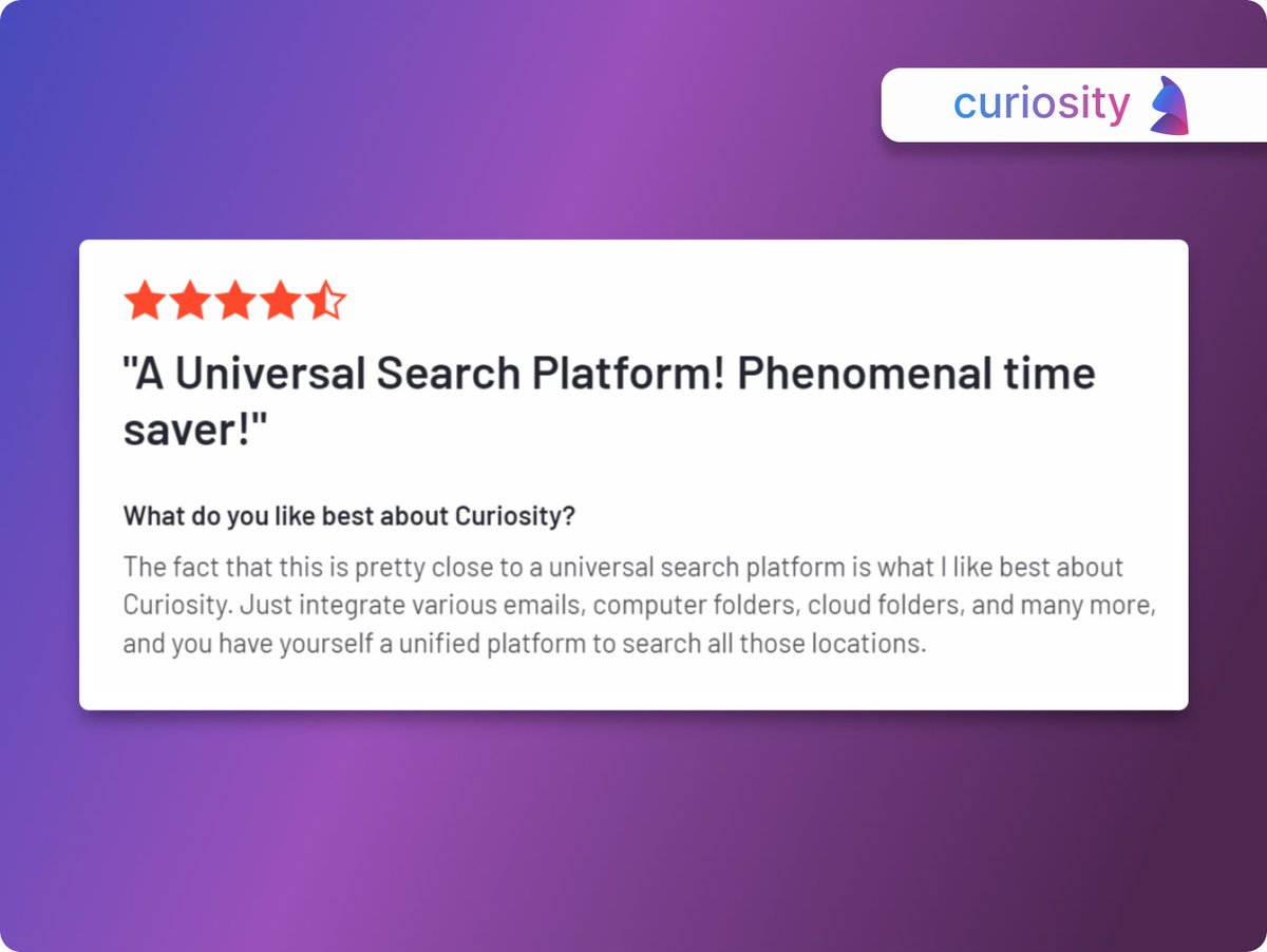 curiosity_ai's tweet photo. Nothing brings us more joy than hearing positive feedback from our users, and we're thrilled that Curiosity is hitting the mark.  🚀

Thank you for your incredible support! 😄🔎

#SearchTool #IntegratedSearch #SafeApps #PrivacyApps #UserFeedback #CuriosityApp https://t.co/r3QN8Glm5n