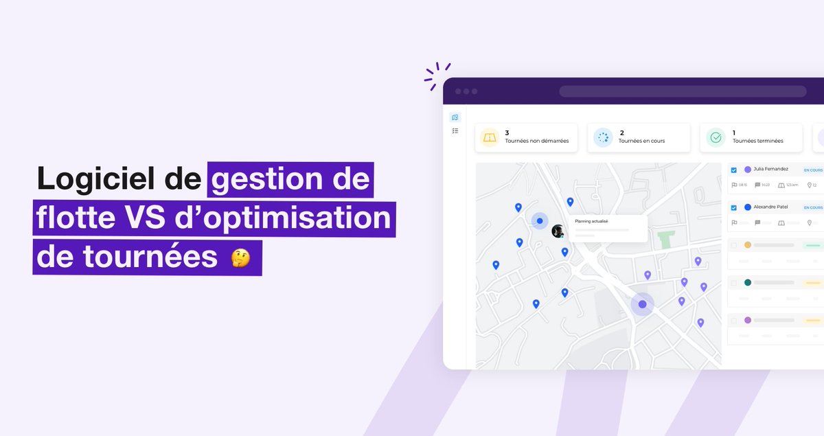 AntsRoute's tweet photo. Logiciel de gestion de flotte ou d’optimisation de tournées : lequel vous fera faire le plus d’économies ? 🤔 Éléments de réponse par ici ➡️ https://t.co/jt3uaqvnLr

#logistique #logistiqueurbaine #optimisationdetournées #logiciel #transport #PME #gestiondeflotte #flotte https://t.co/YtKVxH1u19