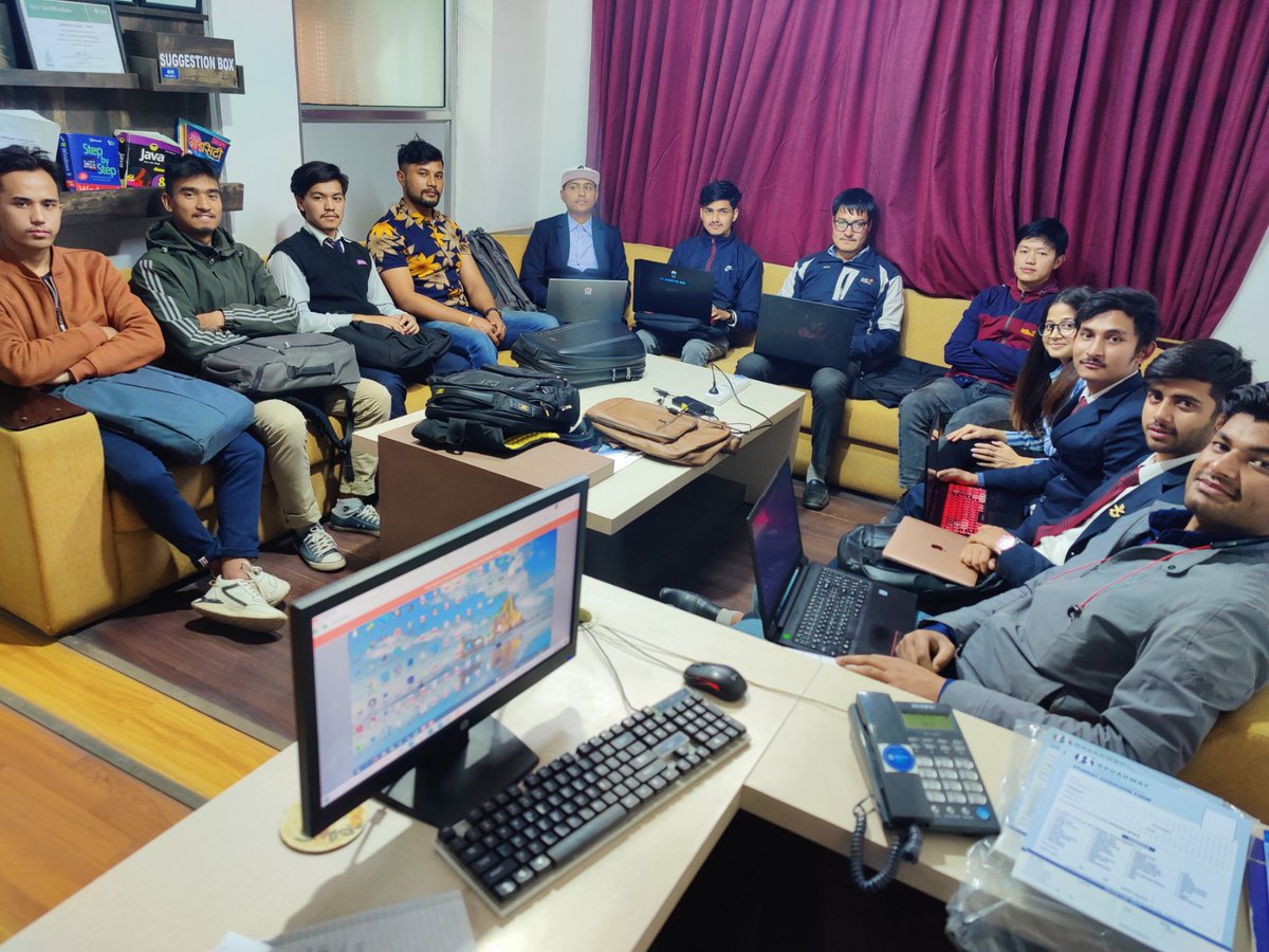 broadwayinfosys's tweet image. Snapshot of our graduates who are ready to showcase the knowledge and skills they have acquired through our training, as they prepare to interview for internship positions.
#PythonandDjango
#Internship
#JobPlacement
#ITTraininginNepal
#BroadwayInfosys
#PythonDjangoDeveloper