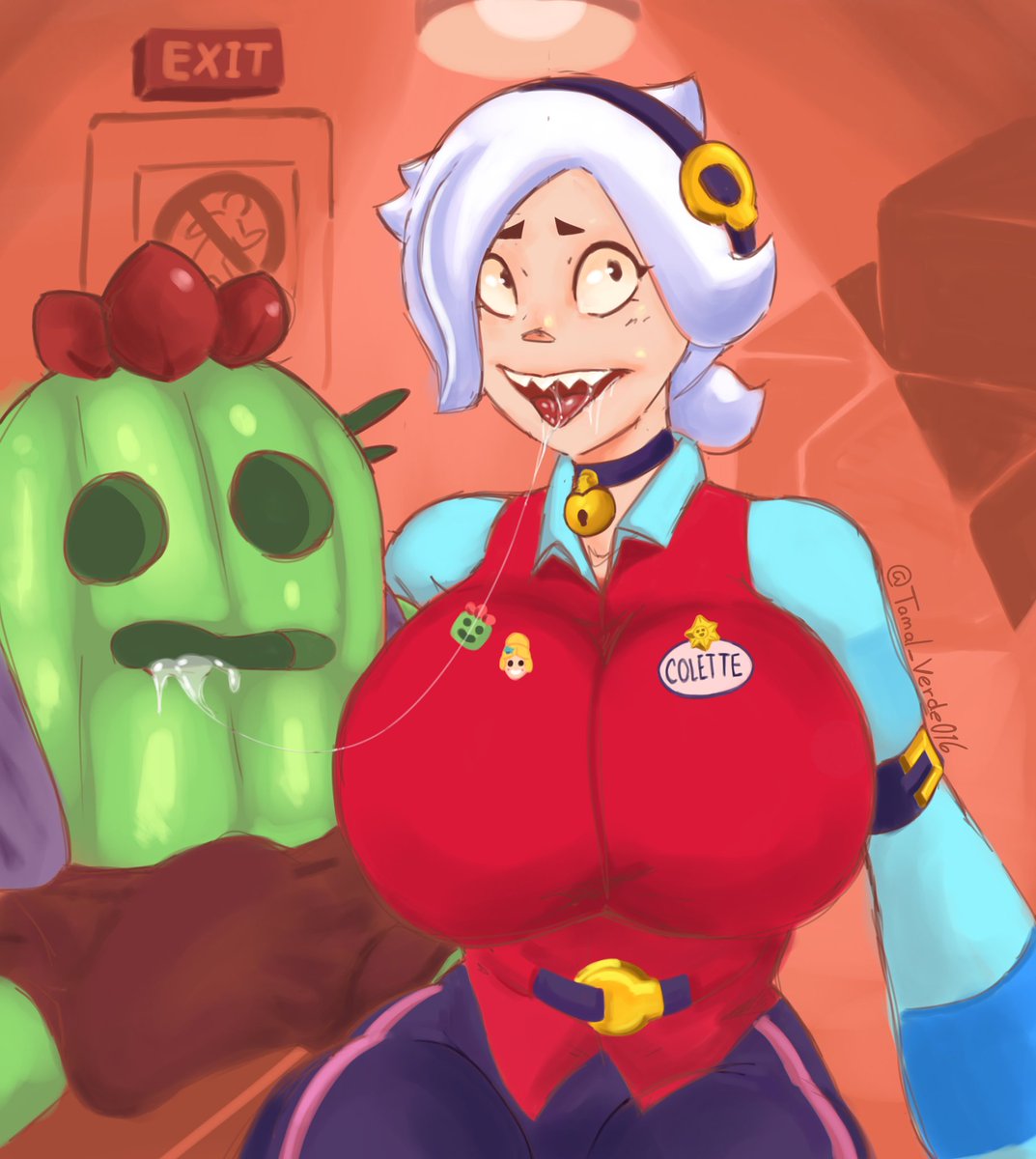 Tamal_Verde016's tweet photo. Colett se va a follar a spike en la bodega de star park
Parte 2?
#BrawlStars #BrawlStarsArt https://t.co/mWIuGQRJZc