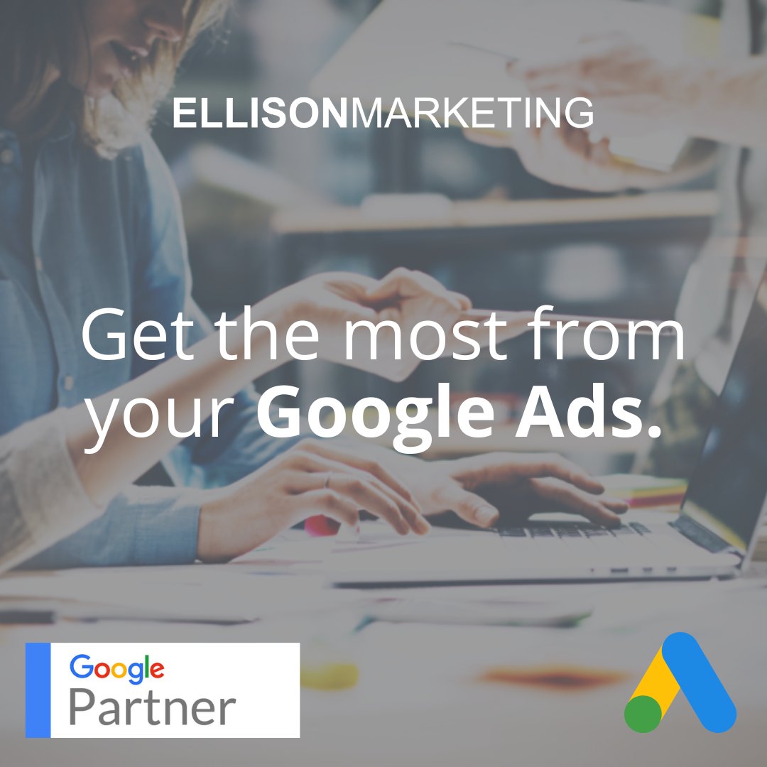 With the amount of information available on the web, getting seen by potential customers is not easy. But it is possible when you know how! Talk to Ellison Marketing today and see how Google Advertising can help your business.

#googleads #googleadvertising #digitalmarketing
