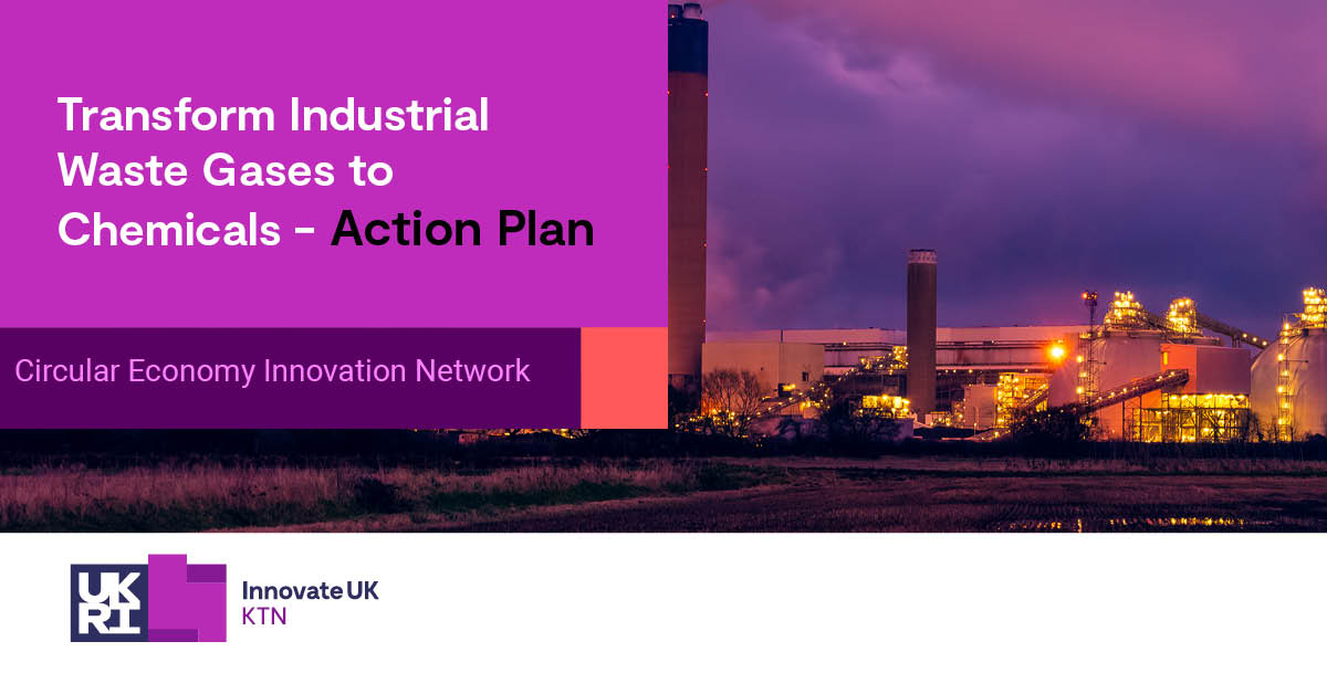 IUK_Biotech's tweet photo. Read the Innovation Action plan to ''Transform Industrial  Waste Gases to Chemicals'' and find out more about the identified critical actions needed to create a circular, sustainable and net zero chemical sector. https://t.co/UDSSfgIPix
#CircularEconomy #ActionPlan #Chemicals https://t.co/krdtQ1HfOL