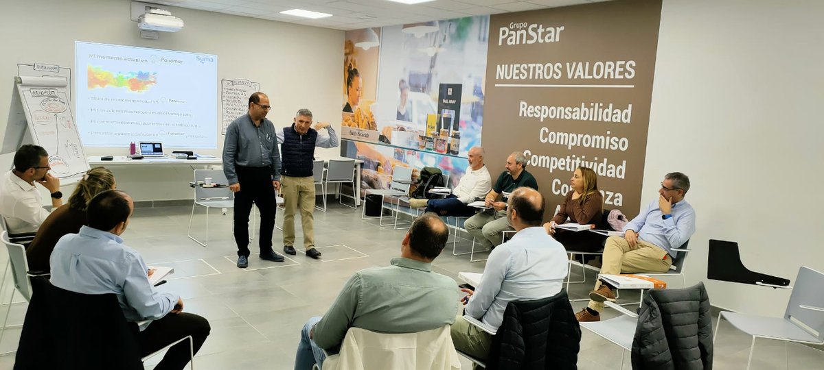 💡💡Primera jornada SUMA PANAMAR con equipos comerciales de 📍Valencia y 📍Bilbao.

Pararnos para ser conscientes de nuestro autoliderazgo es determinante para avanzar en nuestros objetivos.

Gracias Grupo por vuestra implicación y compromiso🙏

#logros #exito #motivacion