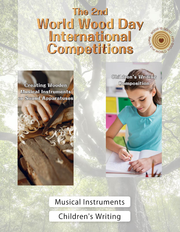 WorldWoodDay's tweet photo. "Winners Announcement of the 2nd World Wood Day (WWD) International Competitions" is now available on https://t.co/VBz3b1ijFp
#ChildrenWriting #WoodenInstruments https://t.co/eyQoLA5PIa