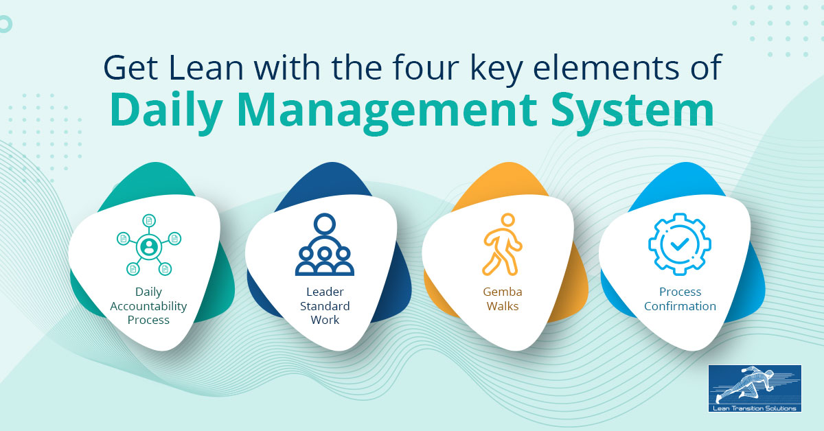 LTS_Lean's tweet photo. Get Lean with the four key elements of Daily Management System

Read More: https://t.co/Pgl56sNOSh

#lean #balancedscorecard  #continuousimprovement #visualmanagement #processoptimization #Kaizen #Leaderstandardwork #Dailyaccountabilityprocess #Processconfirmation #Gembawalks https://t.co/ipiHciF35p
