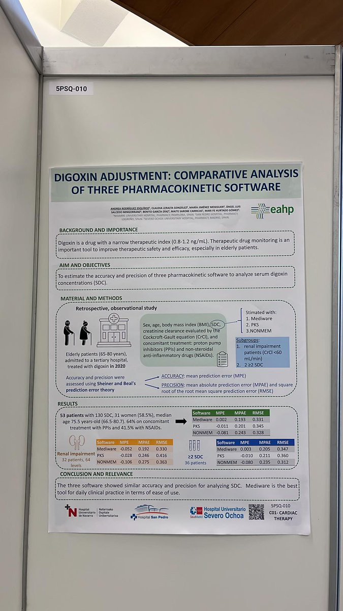 farmaciahun's tweet photo. Aportación de nuestros farmacéuticos especialistas del Servicio Navarro de Salud en el 27° Congreso Europeo de Farmacia Hospitalaria, Lisboa #EAHP2023 @farmaciahun https://t.co/hmIEDi7eye
