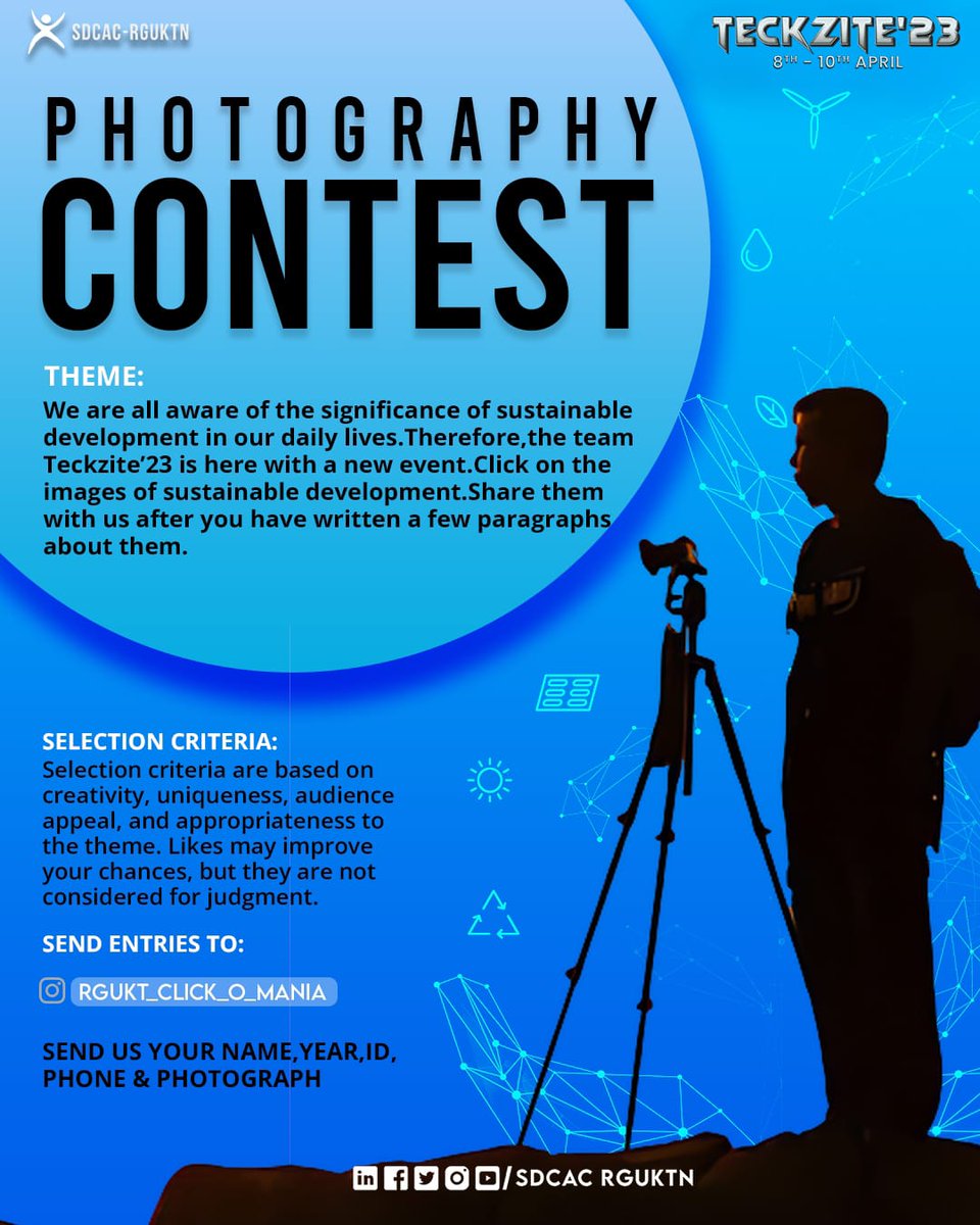 teckzite's tweet photo. Through the Lens of Timeless Beauty 💫
Capturing the Ephemeral Moments of Life ✨
Set lens focus at sustainable development to experience the magic* 🌱
Come on ! many eyes are waiting for that eye-feast moment 
#sustainable_development
#photography
#Teckzite_rguktn
#Team_teckzite https://t.co/OIIv7KeWBc