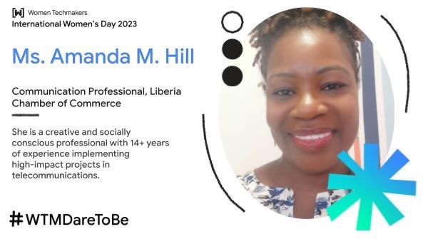 MonroviaWtm's tweet photo. Meet our speakers.. @WomenTechmakers #IWD2023 #WTMDareToBe https://t.co/NgEIMEOq58