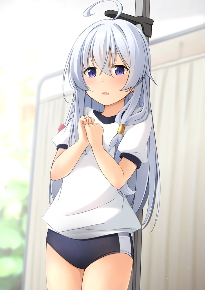 イレイナ(魔女の旅々) 「skebリクエストありがとうございました魔女の旅々イレイナ体操服健康診断 」|柴茶(しばちゃ)のイラスト