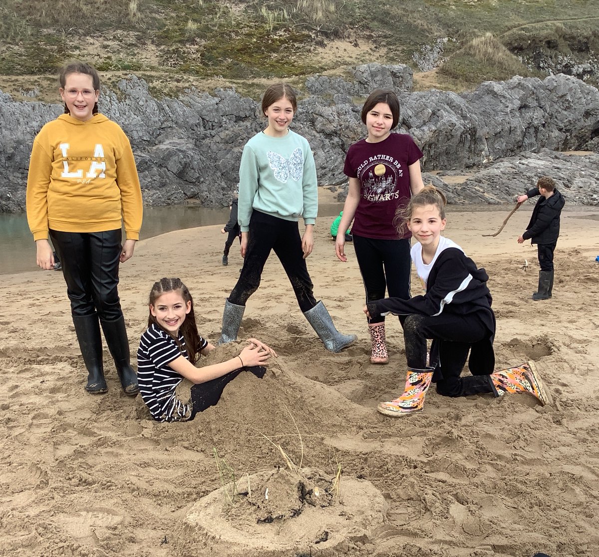 KLSChippenham's tweet image. Yr6 Stackpole Residential - The children had a wonderful time last week. They enjoyed a muddy assault course, surfing with seals and eating really nice food #NationalTrust #Stackpole