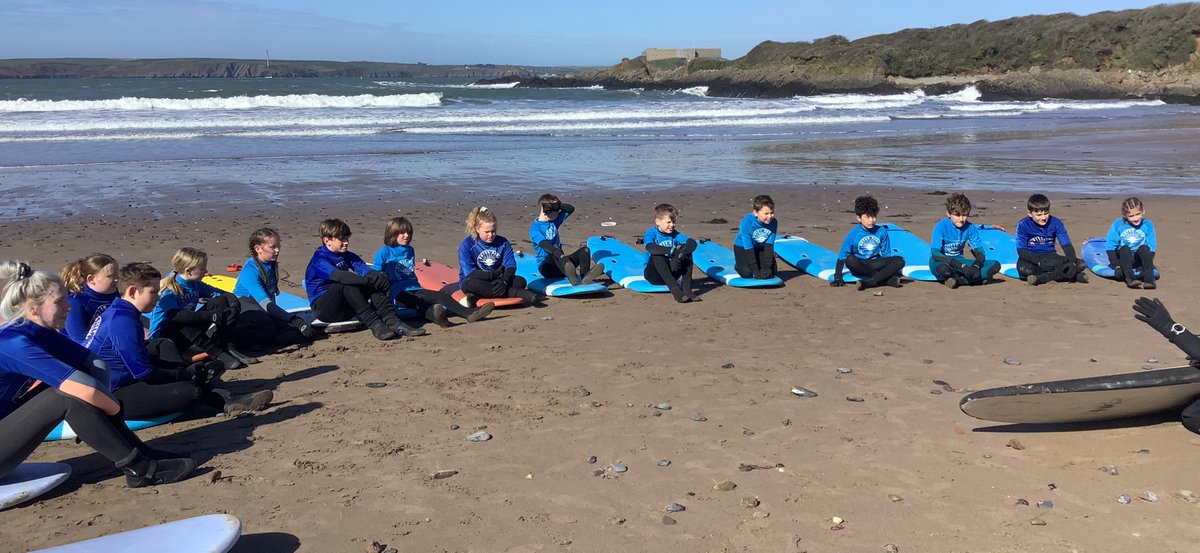 KLSChippenham's tweet image. Yr6 Stackpole Residential - The children had a wonderful time last week. They enjoyed a muddy assault course, surfing with seals and eating really nice food #NationalTrust #Stackpole