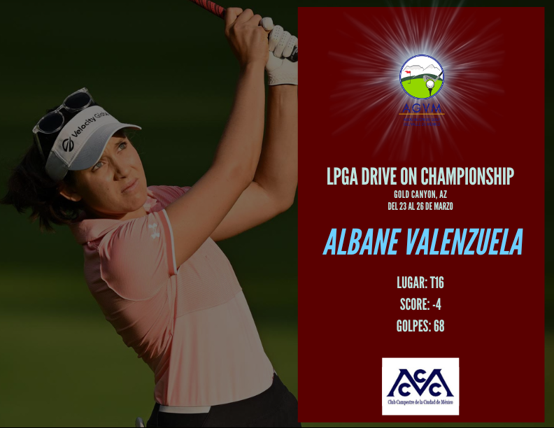 AGVM1's tweet photo. #AGVM | Resultado en la RONDA 1 de las deportistas profesionales del Valle de México que estan jugando en el "LPGA DRIVE ON CHAMPIONSHIP" torneo de la #LPGA
😎🏅🏆🤩⛳
#GabyLopez · #CGMexico
#MariaFassi · #CGPachucca
#AlbaneValenzuela · #CCCM
😃🏌️⛳
https://t.co/yBkRKWKe8V https://t.co/LlGFYpwevs