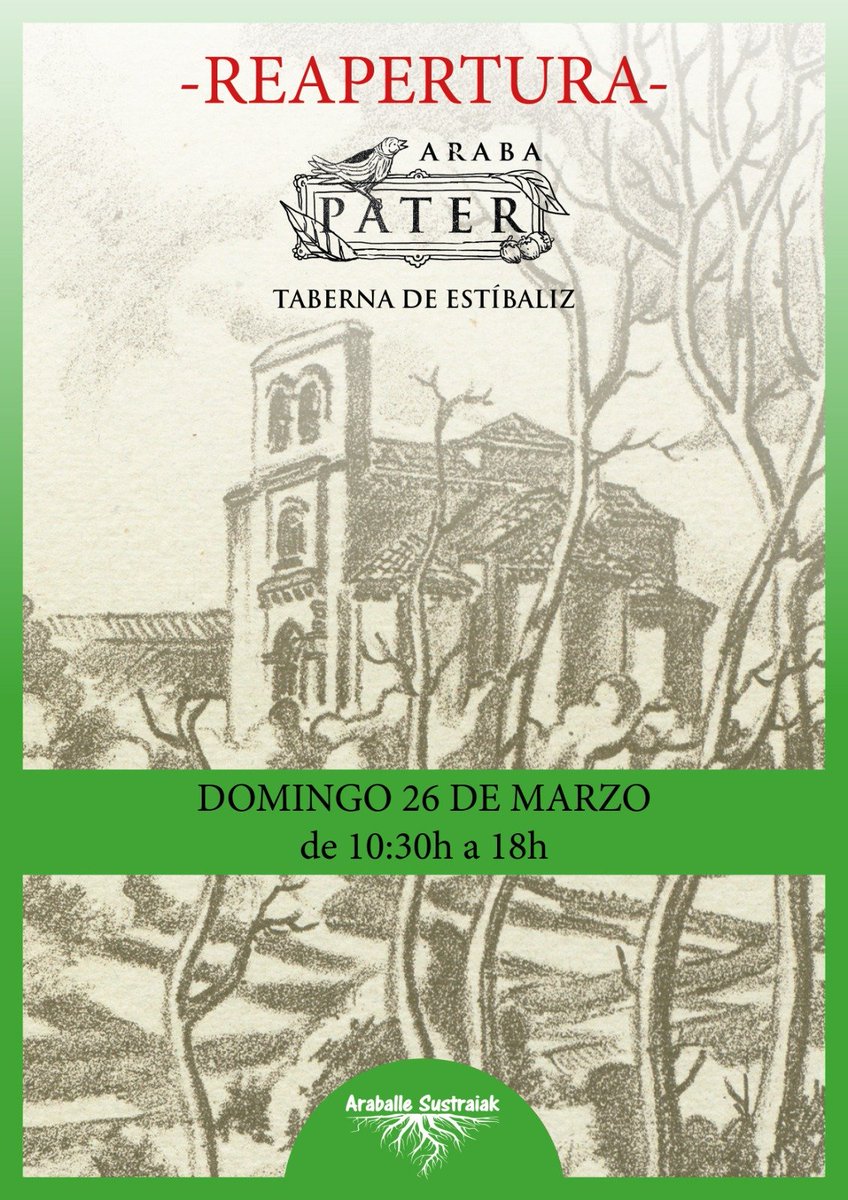 AlavaMedieval's tweet photo. 🧵 Este domingo reabre nuestro querido Bar Araba Pater en #Estíbaliz. Pero, ¿sabéis por qué se llama así? https://t.co/5GL3tP3drQ