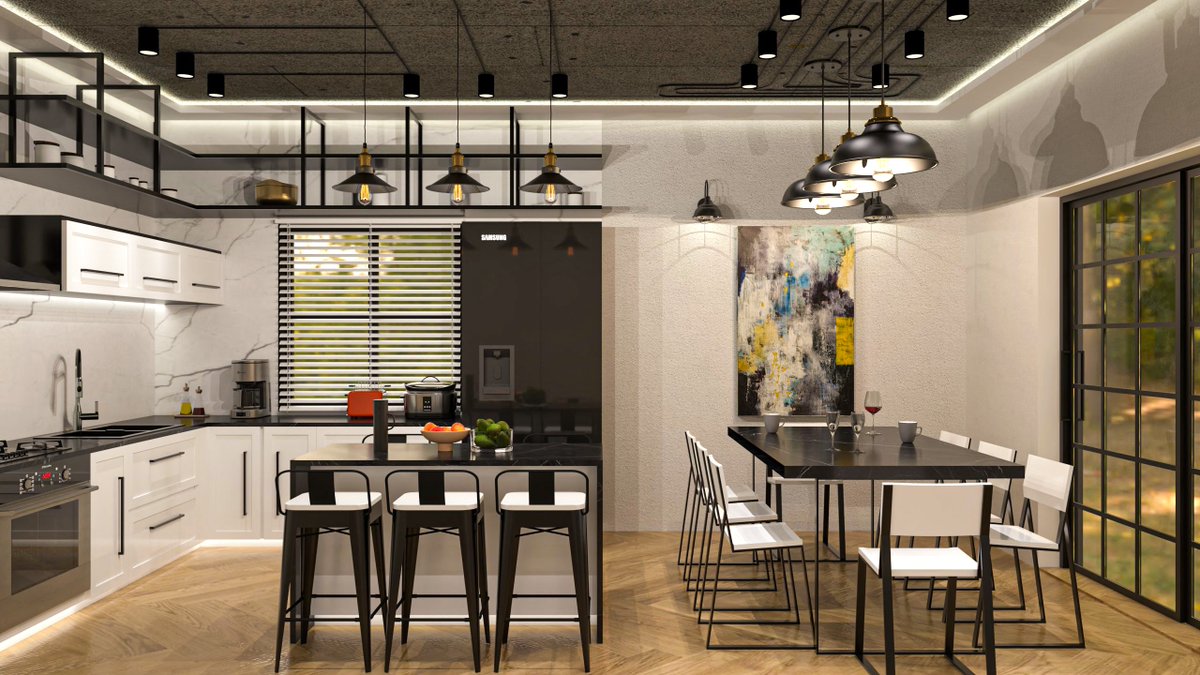 Industrial Style Kitchen designed by me

Visit this link to explore my packages: fiverr.com/share/rwj9Zj

#interiordesign #kitchendesign #3dvisualization #interiorarchitect #3drendering #classicalinterior #industrialdesign #Jimin_FACE #Messi