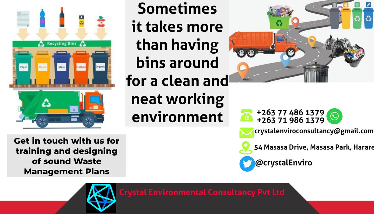 Crystal Environmental Consultancy (@crystalenviro) on Twitter photo #wastemanagement #wastemanagement