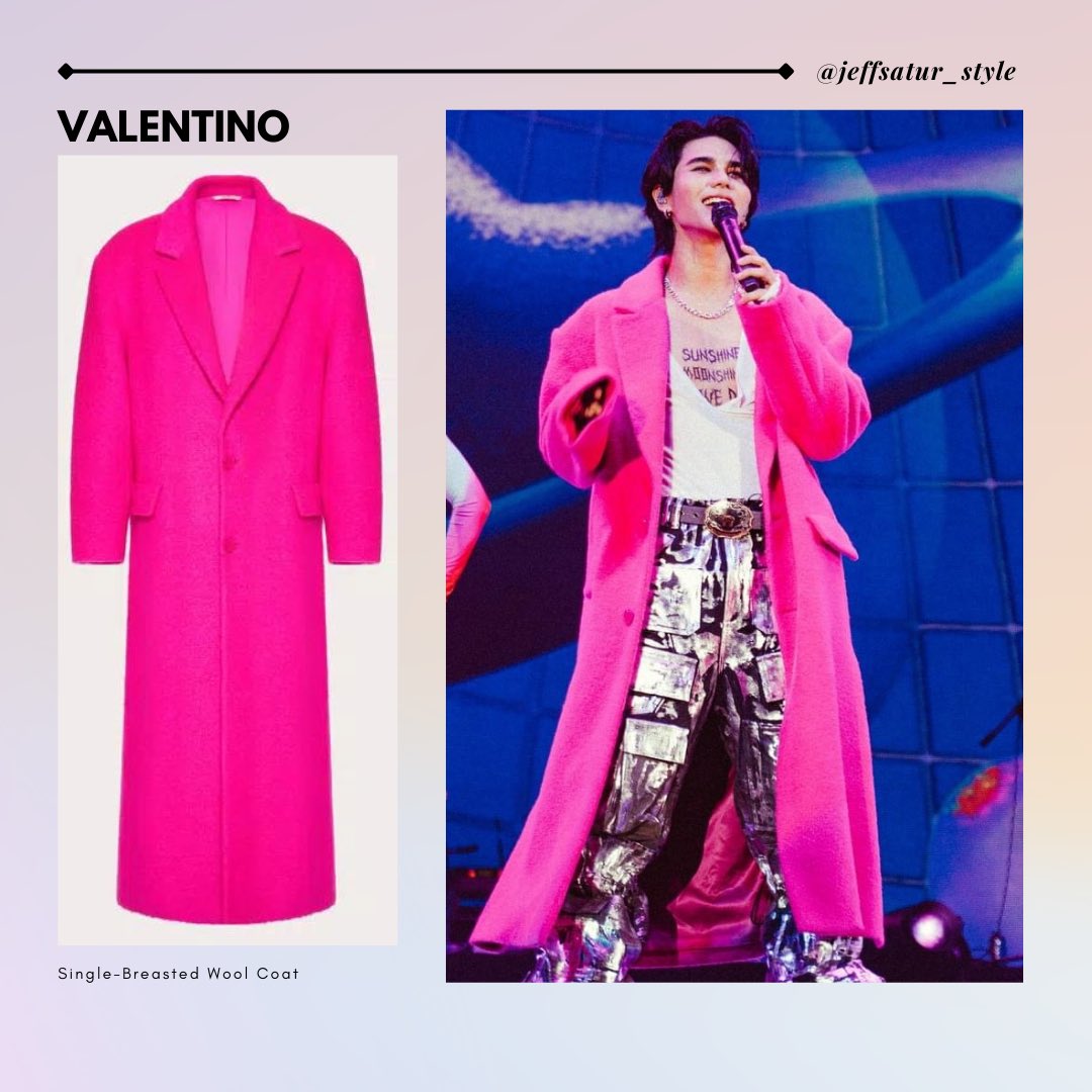 2023.03.19 #JeffSaturLiveOnSaturn

VALENTINO @MaisonValentino 
- Single-Breasted Wool Coat

#JeffSatur #Saturdayss #jeffsatur_style #JeffSaturFirstSoloConcertBKK
#WarnerMusicThailand #WayferRecords @jeffsatur