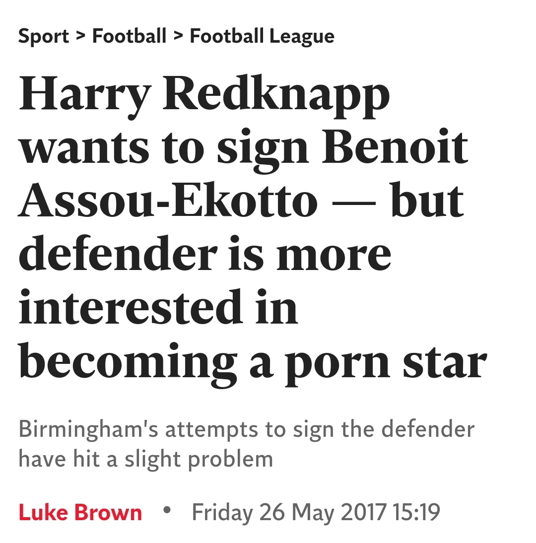 Happy 39th Birthday to Benoit Assou-Ekotto A man who had plenty of career options in his time 