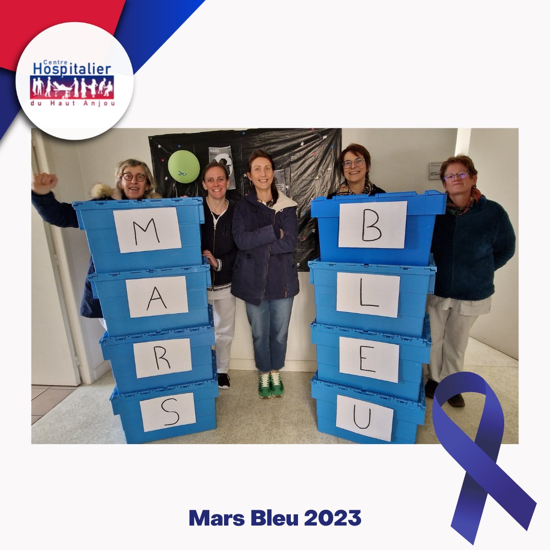 CH_HAUTANJOU's tweet photo. Les équipes du @CH_HAUTANJOU se mobilisent pour #MarsBleu ! 💙
#defiphoto Service Hospitalisation A Domicile (HAD)

👉 L'HAD ça sert à quoi ? Éviter ou diminuer la durée d’une hospitalisation, rester dans votre cadre de vie pour vos soins.

LE CHHA recrute, rejoignez-nous ! https://t.co/UWwrRhUc42
