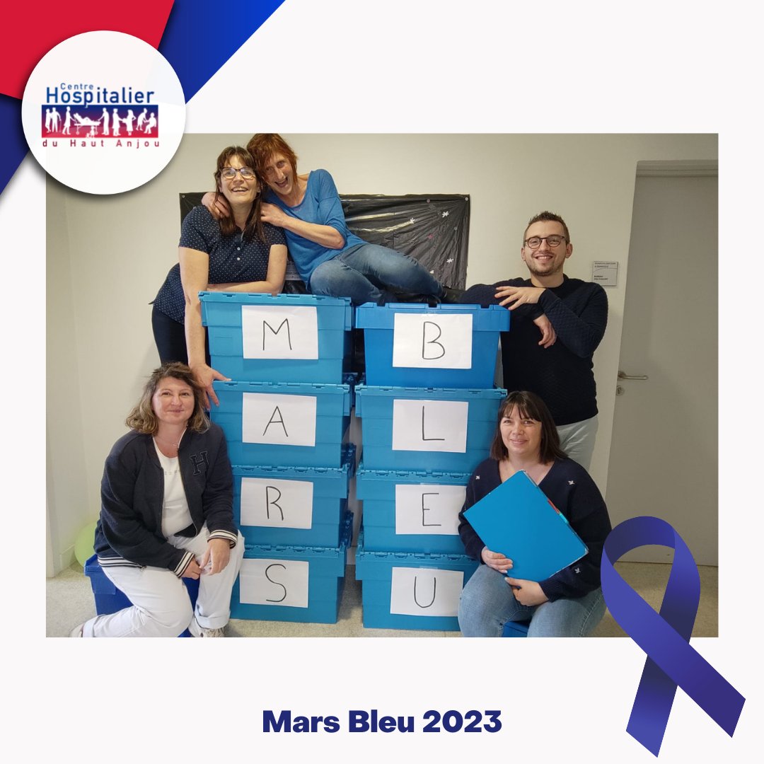 CH_HAUTANJOU's tweet photo. Les équipes du @CH_HAUTANJOU se mobilisent pour #MarsBleu ! 💙
#defiphoto Service Hospitalisation A Domicile (HAD)

👉 L'HAD ça sert à quoi ? Éviter ou diminuer la durée d’une hospitalisation, rester dans votre cadre de vie pour vos soins.

LE CHHA recrute, rejoignez-nous ! https://t.co/UWwrRhUc42