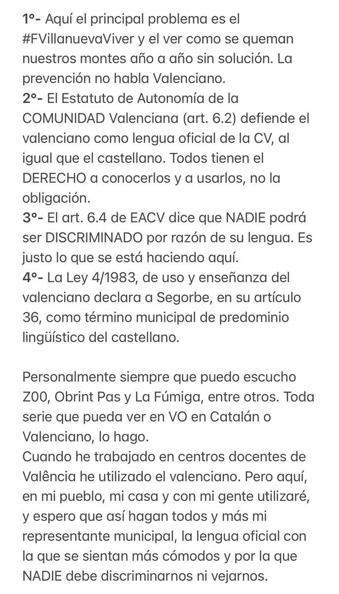 asales93's tweet photo. @apala9tv @apuntnoticies Es la primera publicación que hago en años, pero este escarnio público con mi pueblo, SEGORBE, y su alcaldesa ya está demás #IFVillanuevaViver : https://t.co/XVziphuueg