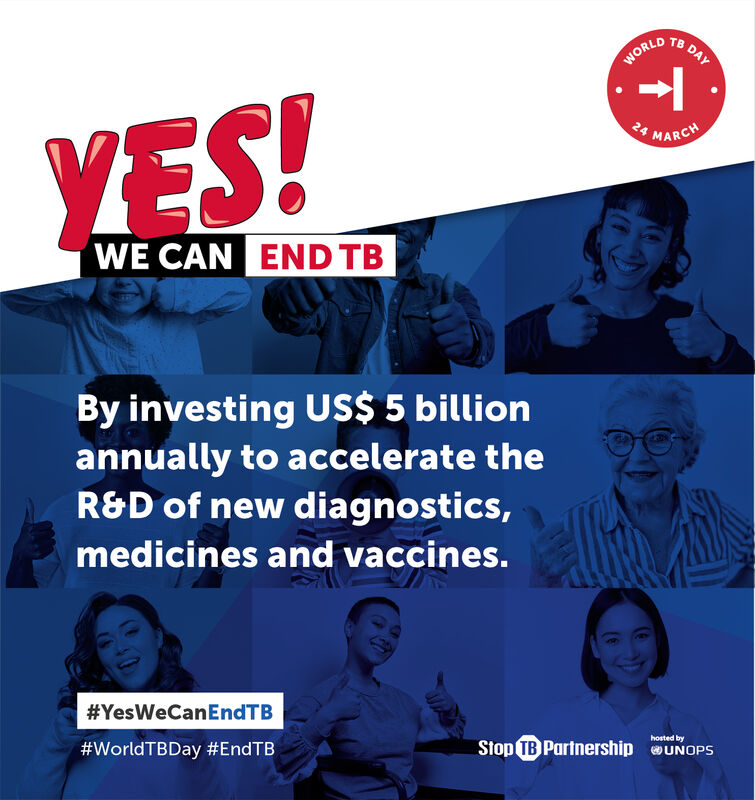 Today is #WorldTBDay. Every year 1.6 million people die of #tuberculosis, a disease that we can prevent, diagnose and treat effectively. Let's raise our voices to demand greater international commitment and investment for control and R & D. @ISGLOBALorg @Manhica_CISM