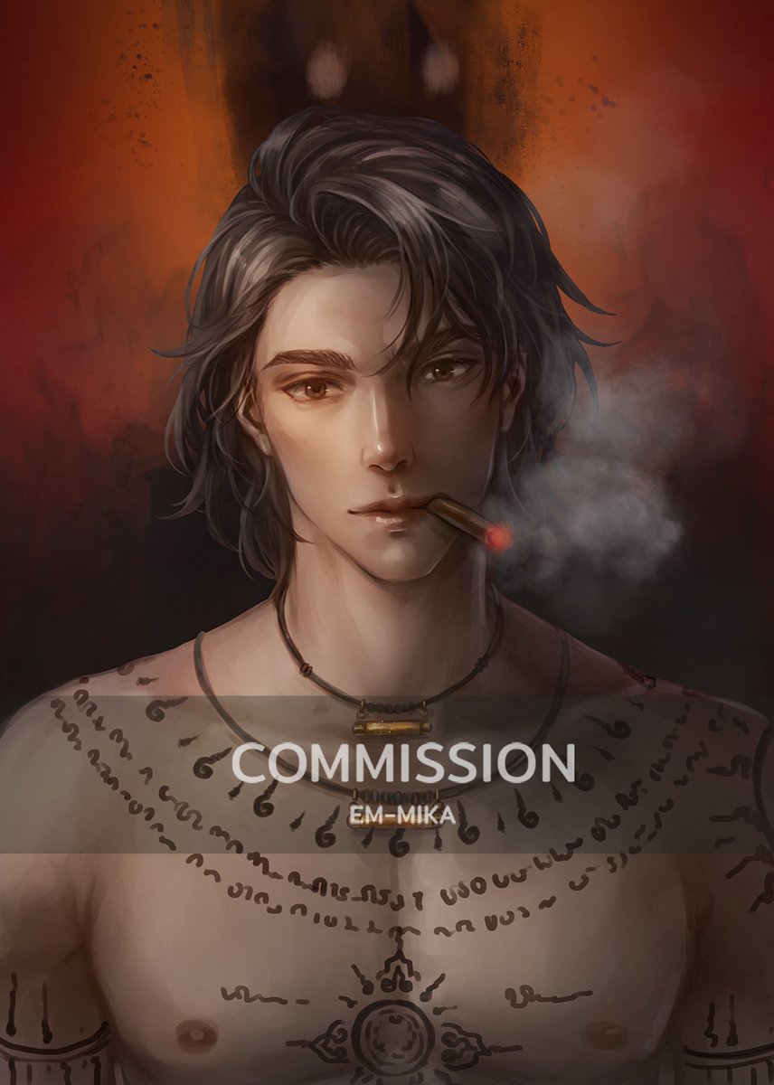 คุณข้าวไม่ได้จบประมง 📦 กำลังส่งคุณฉลาม on Twitter: "RT @emmika_art: งานคอมมิชชั่นวาดให้คุณ