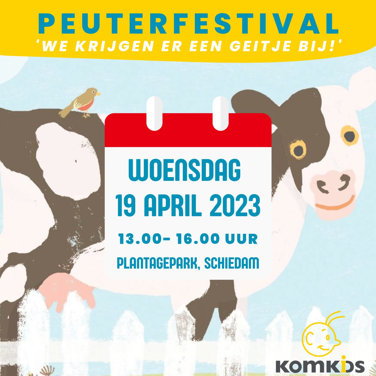 Zo leuk! Ons eerste echte <a href="/KomKids/">KomKids Kinderopvang</a> PeuterFestival komt eraan!