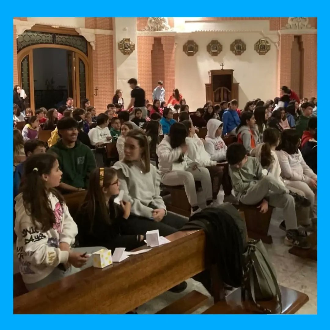 Recibimos en el cole cerca de 450 jóvenes de diferentes colegios de la  inspectoría. ¡Que bien lo pasamos!@SalesianasEs #convivencia #salesianas #alegria