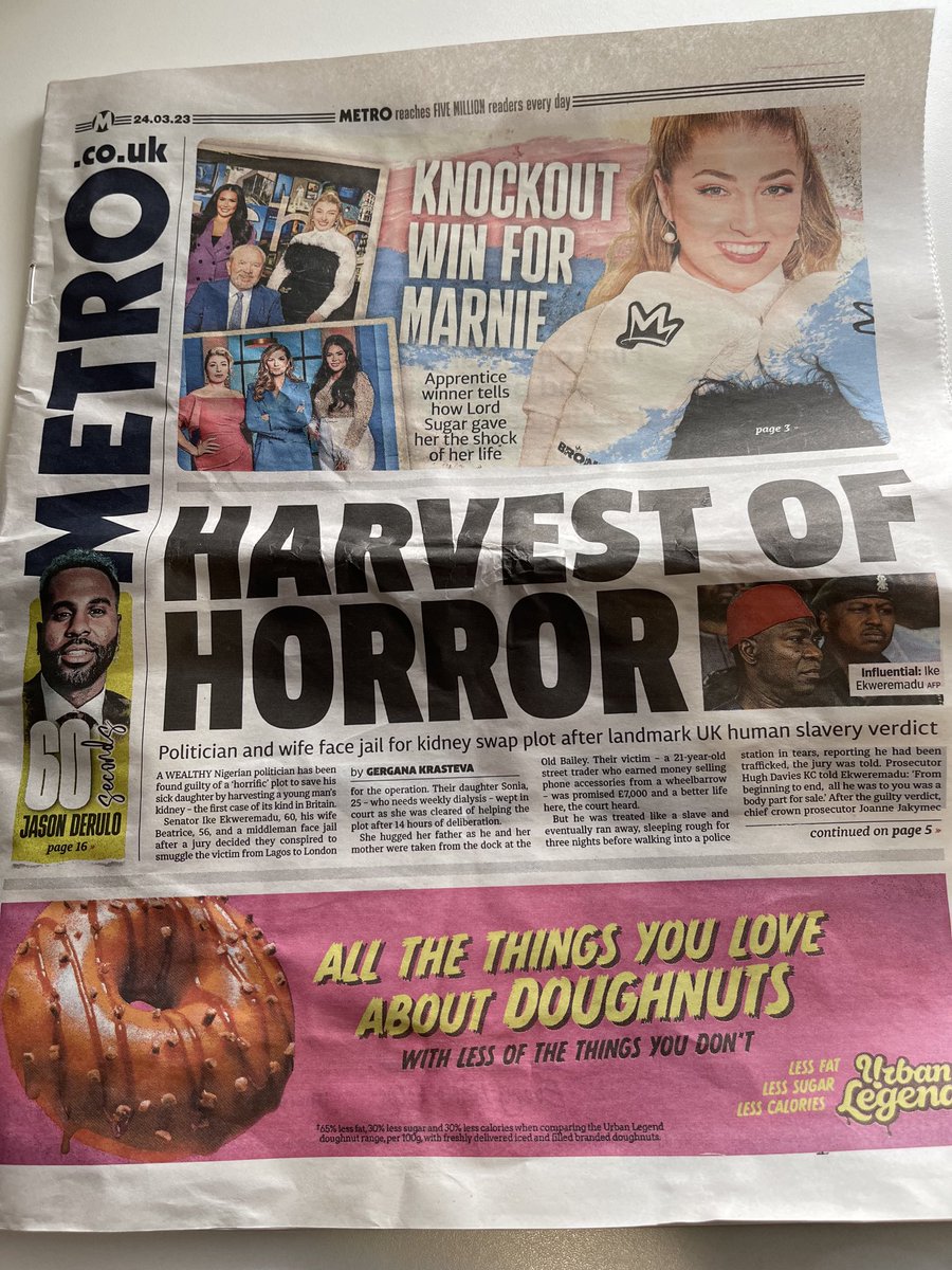 DionneBrooks3's tweet image. #MetroNewsPaper #free in the #uk The world is not a normal place.The news is crazy and sad 🤷🏽‍♀️🇬🇧🌎😢